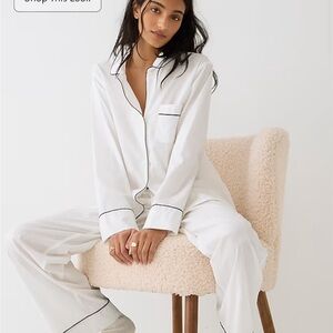 J Crew End on End Cotton Pajama XL